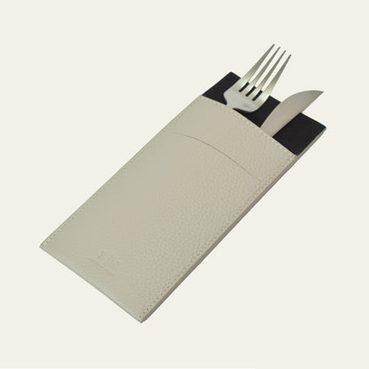Bestecktasche mit Serviettenfach – 20 × 8,5 cm