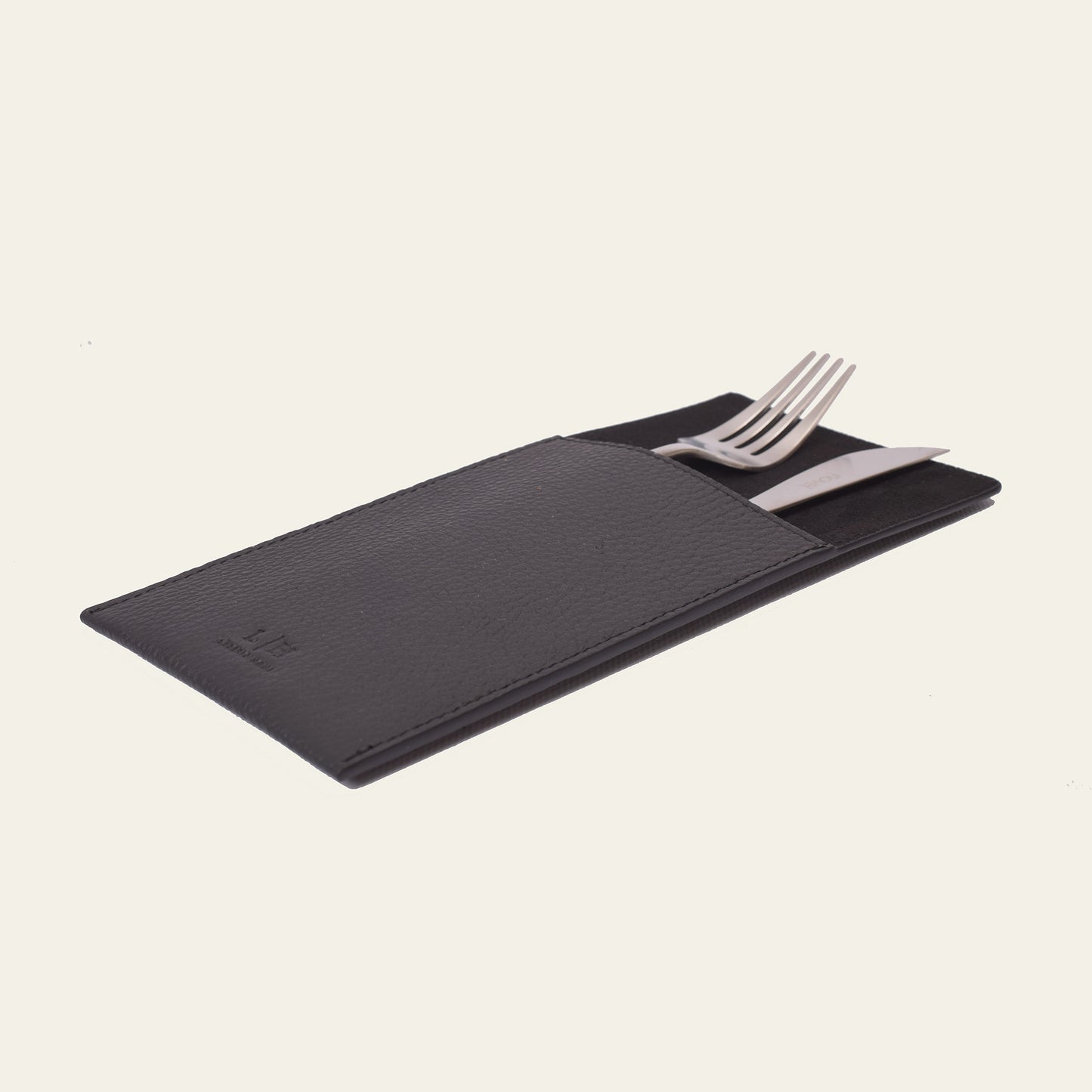 Schmale Bestecktasche mit Mikrofaserfutter – 22 × 10 cm