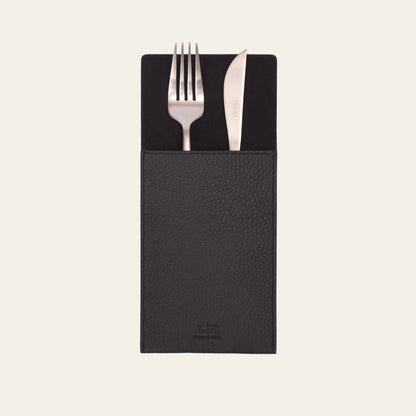Schmale Bestecktasche mit Mikrofaserfutter – 22 × 10 cm