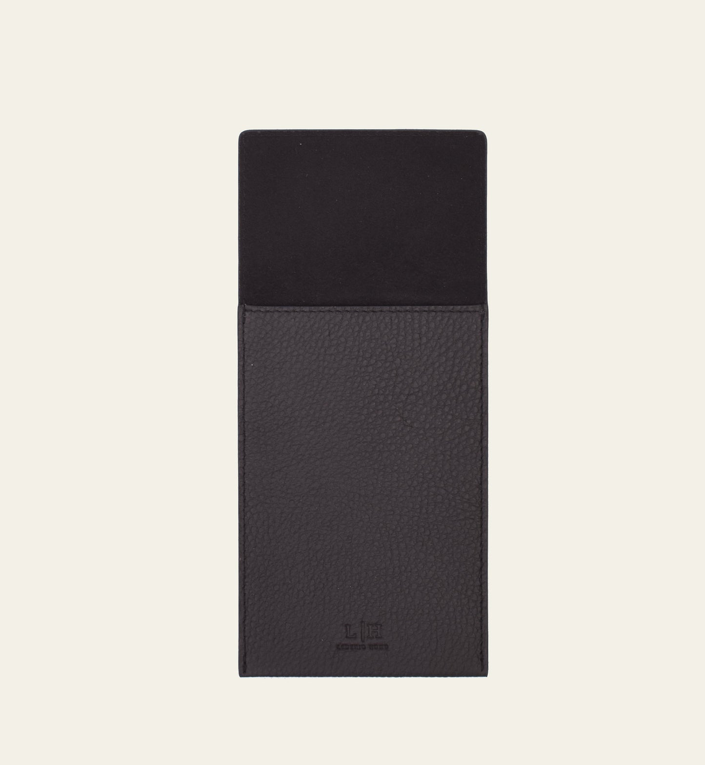 Schmale Bestecktasche mit Mikrofaserfutter – 22 × 10 cm