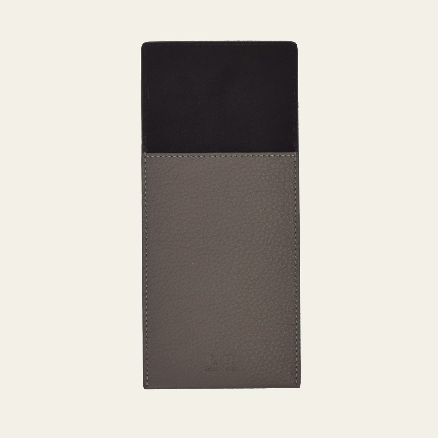 Schmale Bestecktasche mit Mikrofaserfutter – 22 × 10 cm