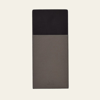 Schmale Bestecktasche mit Mikrofaserfutter – 22 × 10 cm