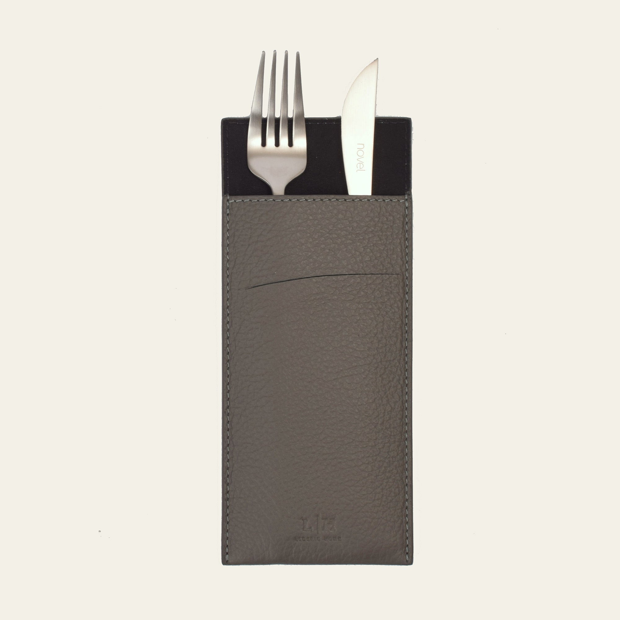 Bestecktasche mit Serviettenfach – 20 × 8,5 cm