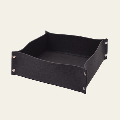 Brotkorb & Obstkorb aus Leder – stilvolle Aufbewahrung mit Charakter – 20 × 20 cm