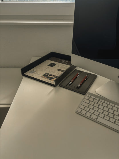 Leder-Briefablage – edle Ordnung im A4-Format