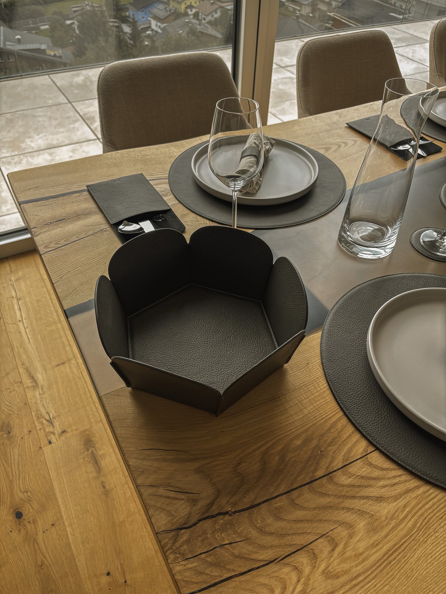 Aufbewahrungsbox in Blumenform – Ø 24 cm