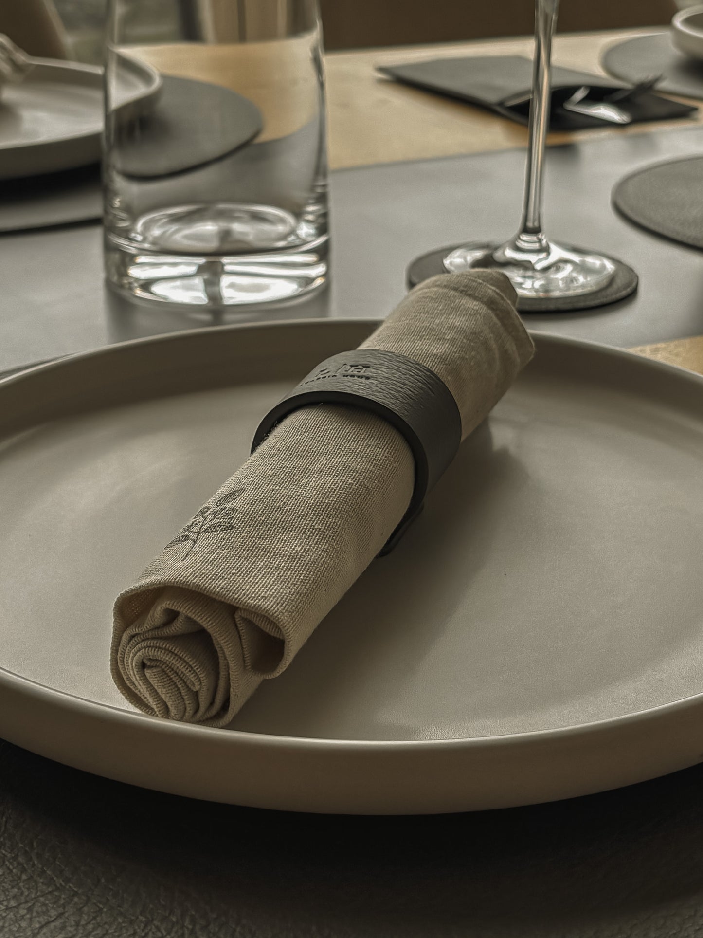 Serviettenring mit Druckknopf – 4,5 cm Ø, 3,5 cm breit