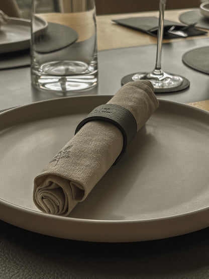 Serviettenring mit Druckknopf – 4,5 cm Ø, 3,5 cm breit