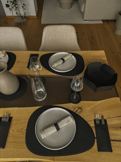 Platzset asymmetrisch – modern & außergewöhnlich