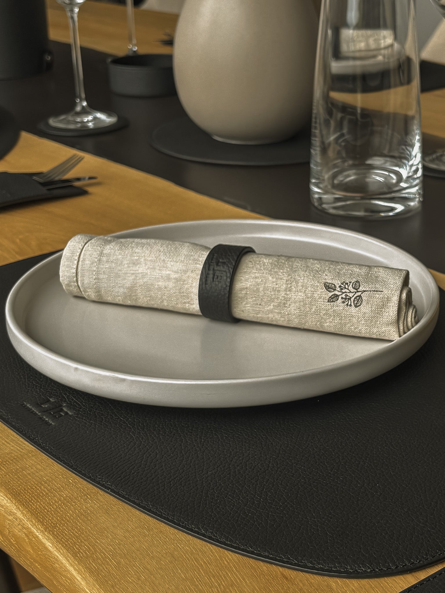 Serviettenring mit Steckverschluss – 4 cm Ø, 2 cm breit