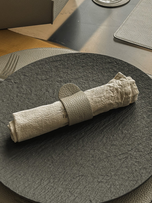 Serviettenring – 4 cm Ø, 4 cm breit, mit Steckverschluss