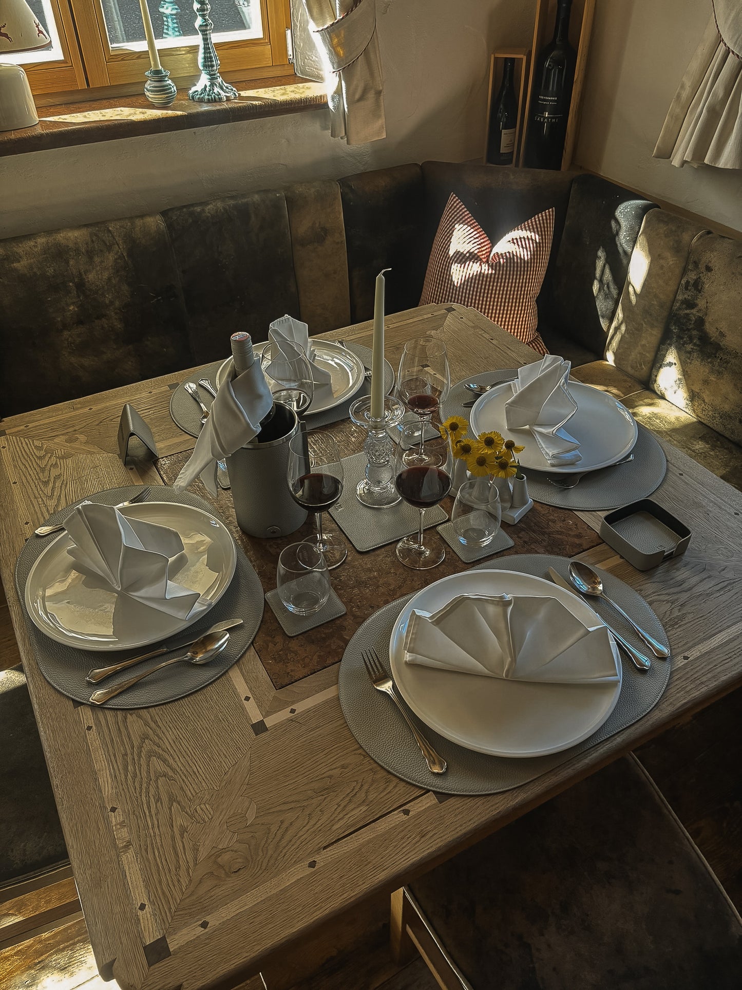 Tischset oval –  50 x 34 cm - formschön & rutschfest