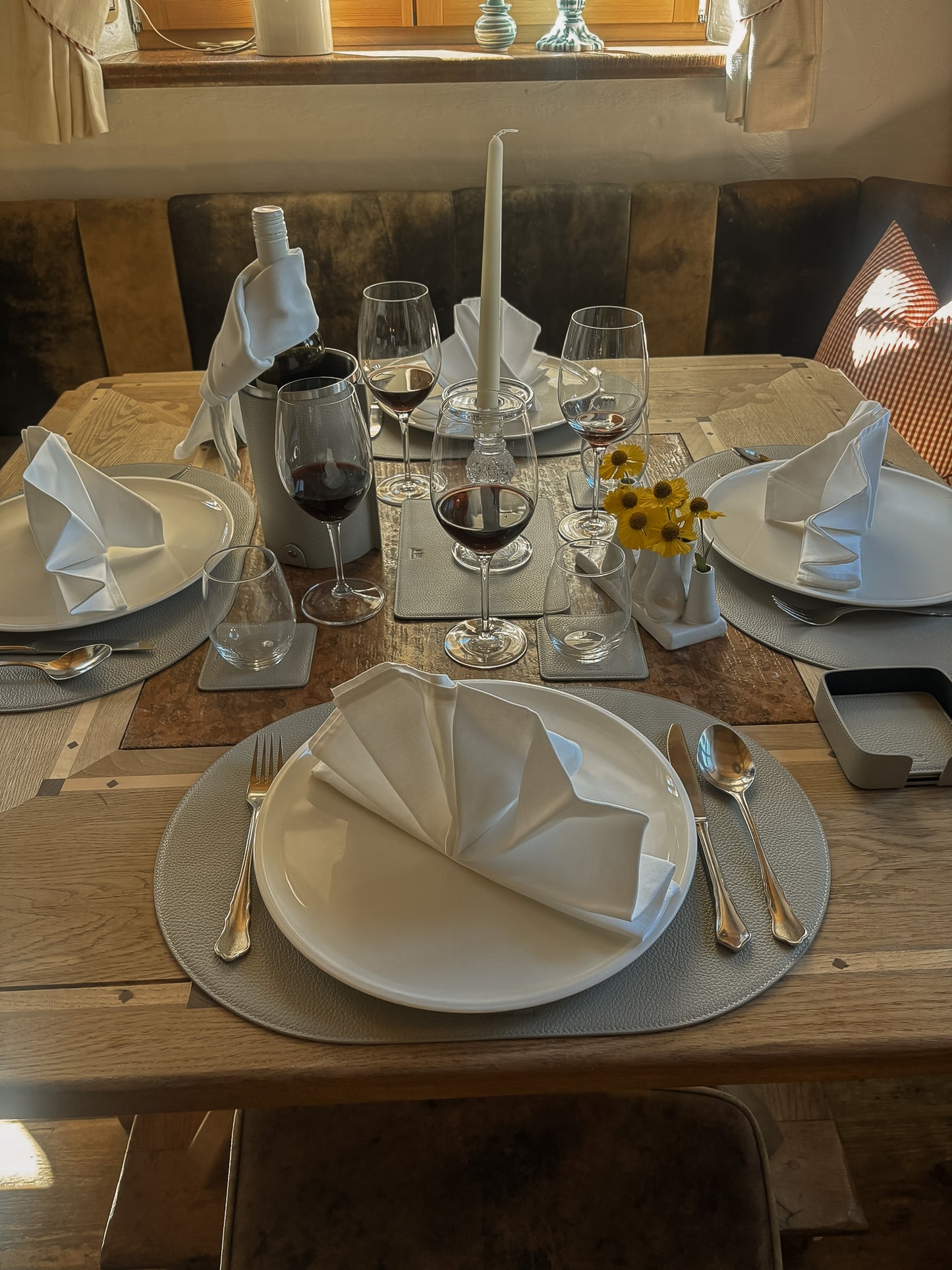 Tischset oval –  50 x 34 cm - formschön & rutschfest