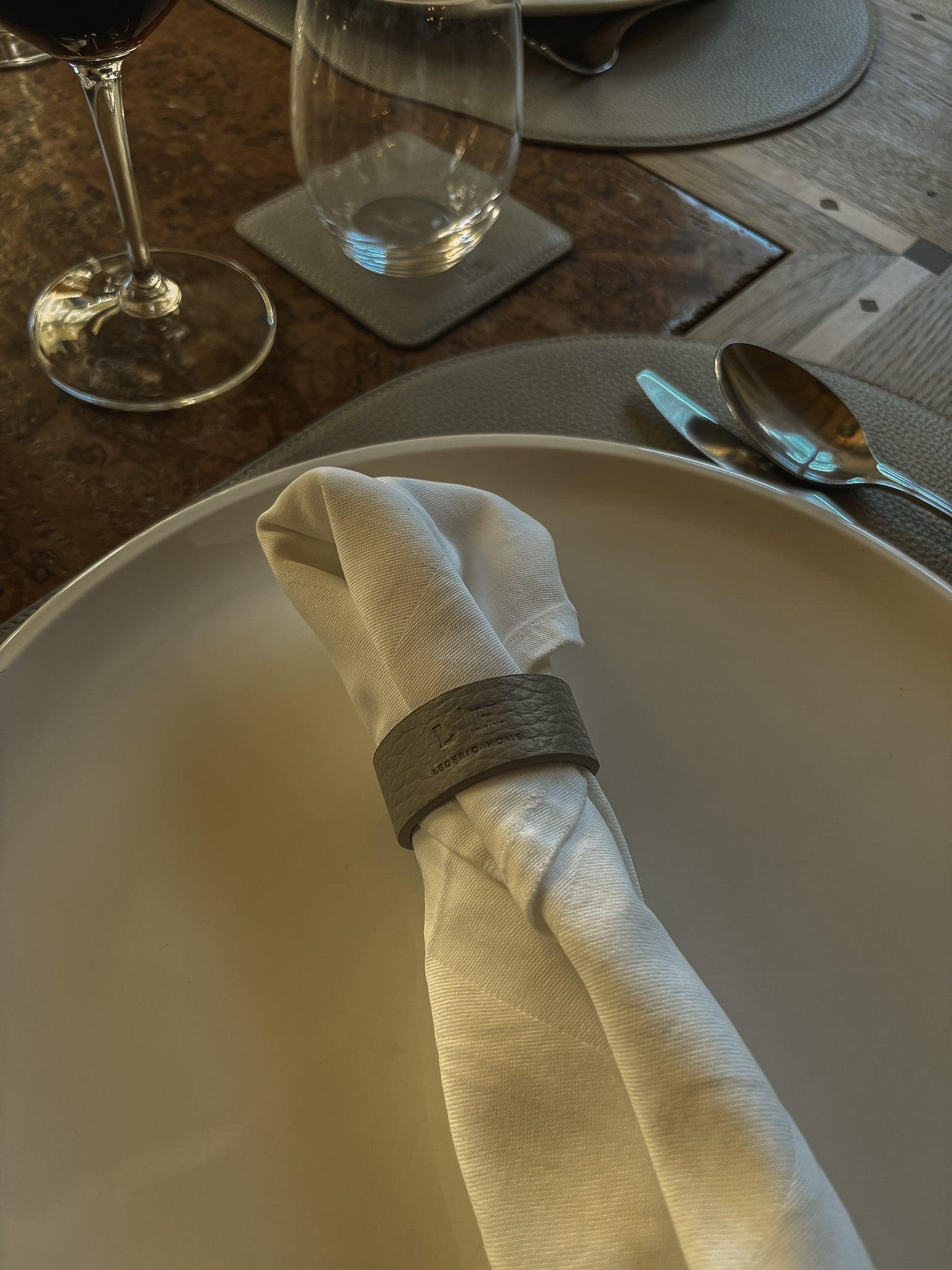 Serviettenring mit Steckverschluss – 4 cm Ø, 2 cm breit