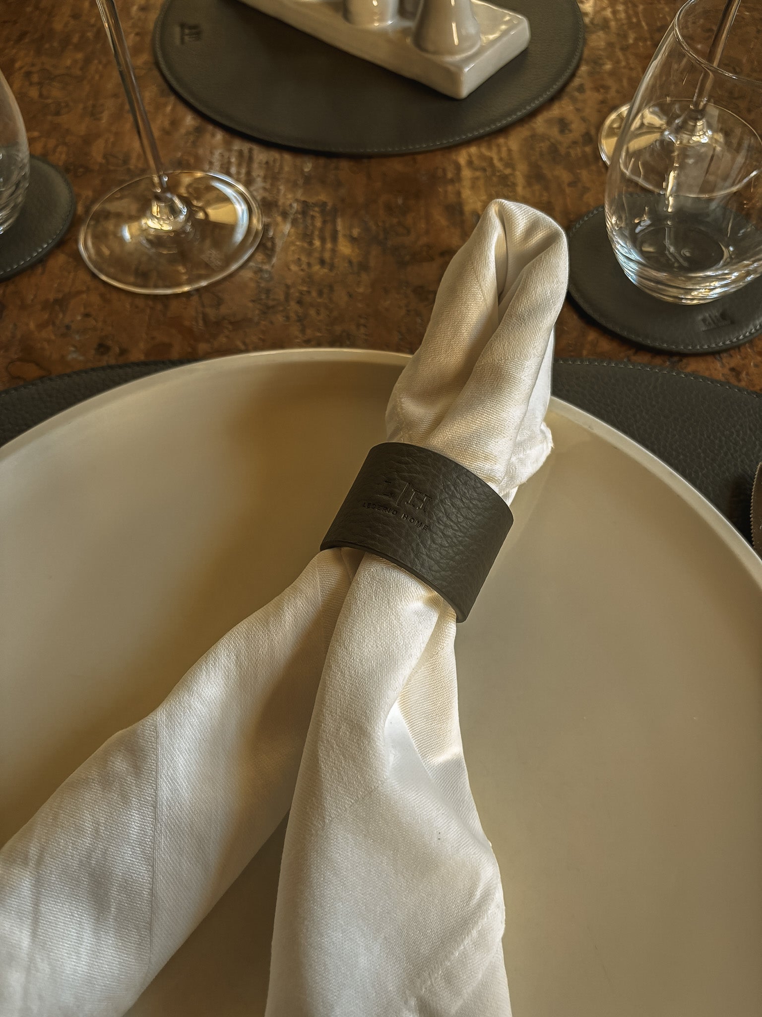 Serviettenring mit Druckknopf – 4,5 cm Ø, 3,5 cm breit