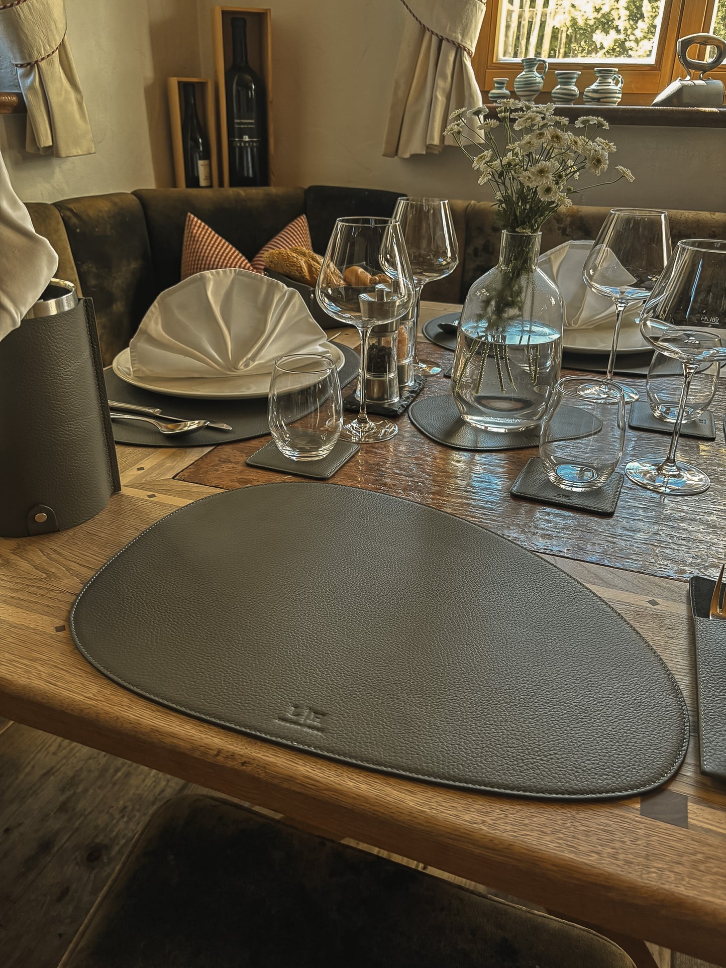 Platzset asymmetrisch – modern & außergewöhnlich