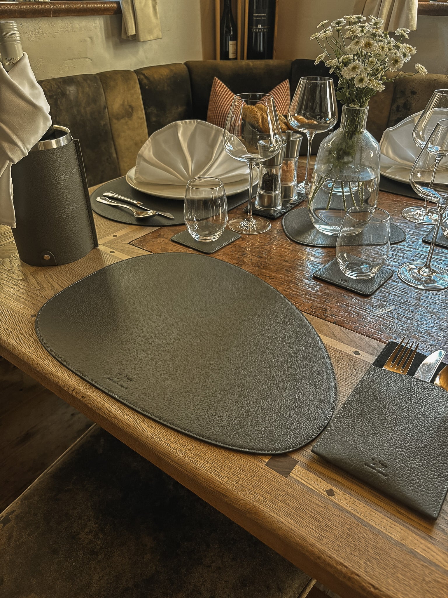 Platzset asymmetrisch – modern & außergewöhnlich