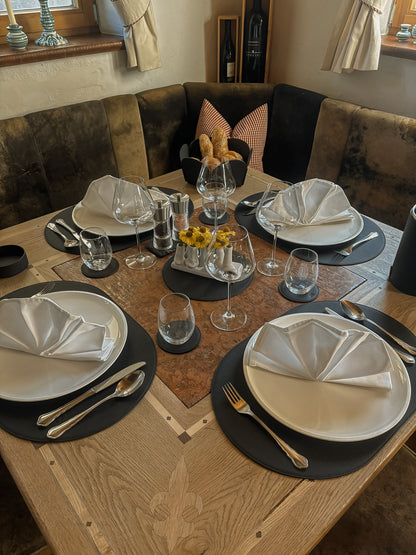 Tischset oval –  50 x 34 cm - formschön & rutschfest