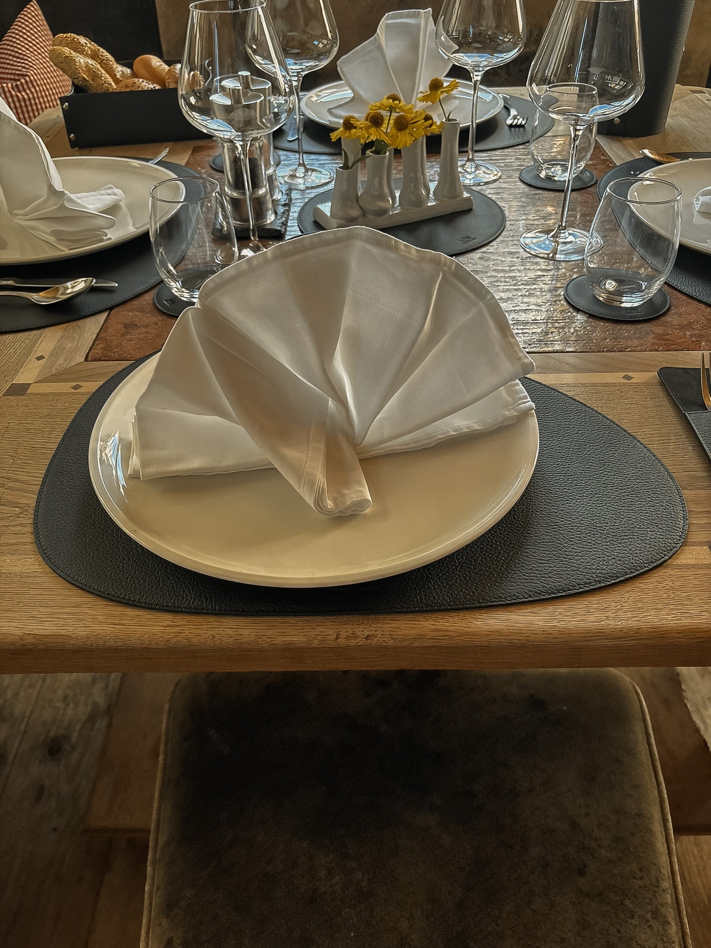 Platzset asymmetrisch – modern & außergewöhnlich