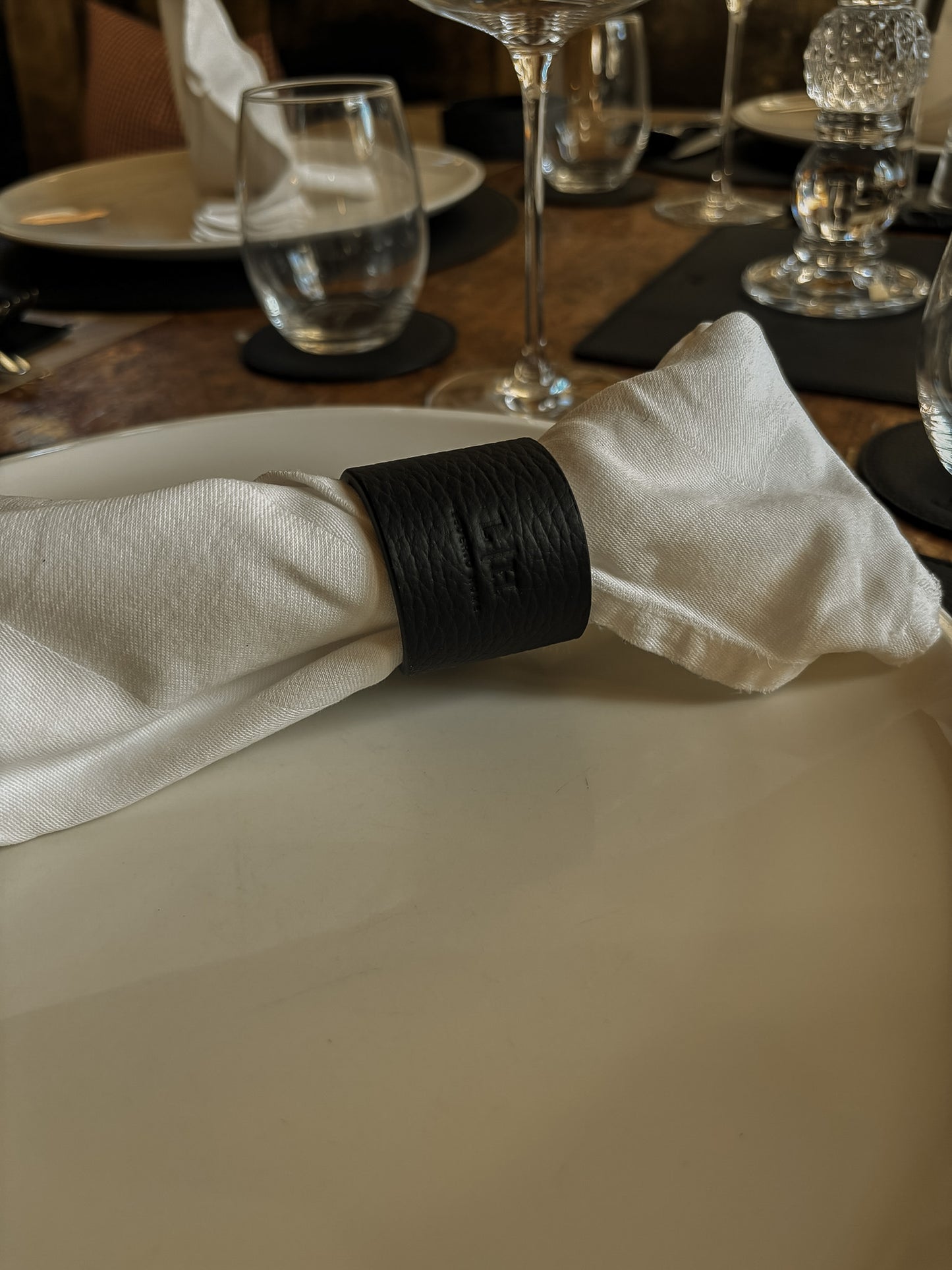 Serviettenring mit Druckknopf – 4,5 cm Ø, 3,5 cm breit