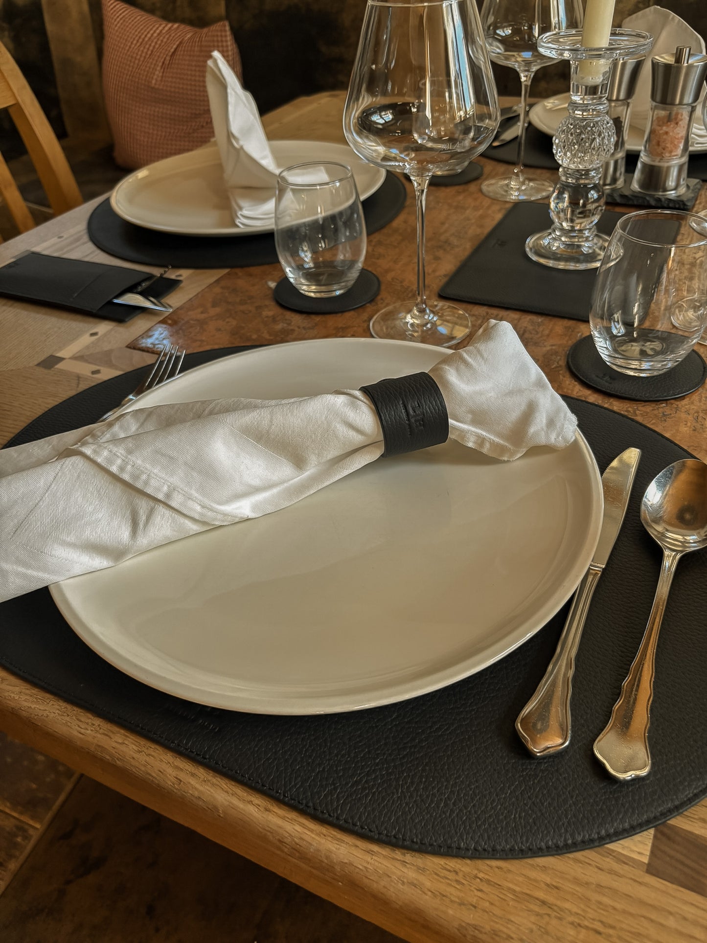 Serviettenring mit Druckknopf – 4,5 cm Ø, 3,5 cm breit