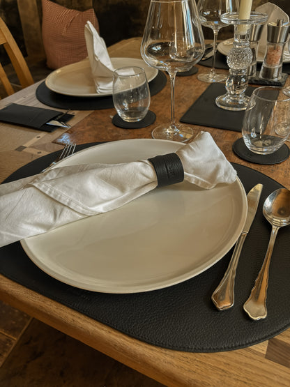 Serviettenring – 4 cm Ø, 4 cm breit, mit Steckverschluss