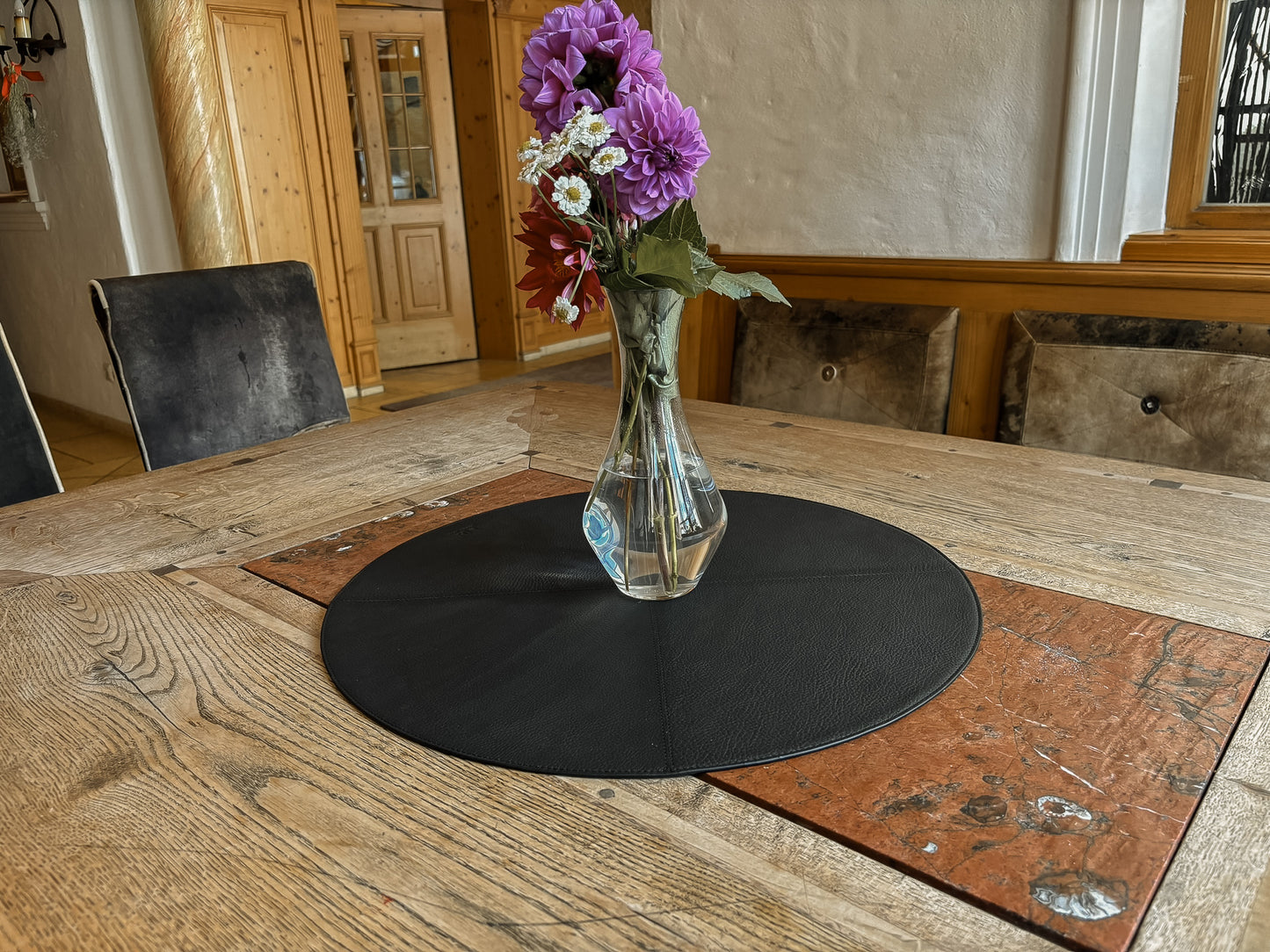 Runder Tischläufer - Ø 50 cm– stilvoll & ausdrucksstark