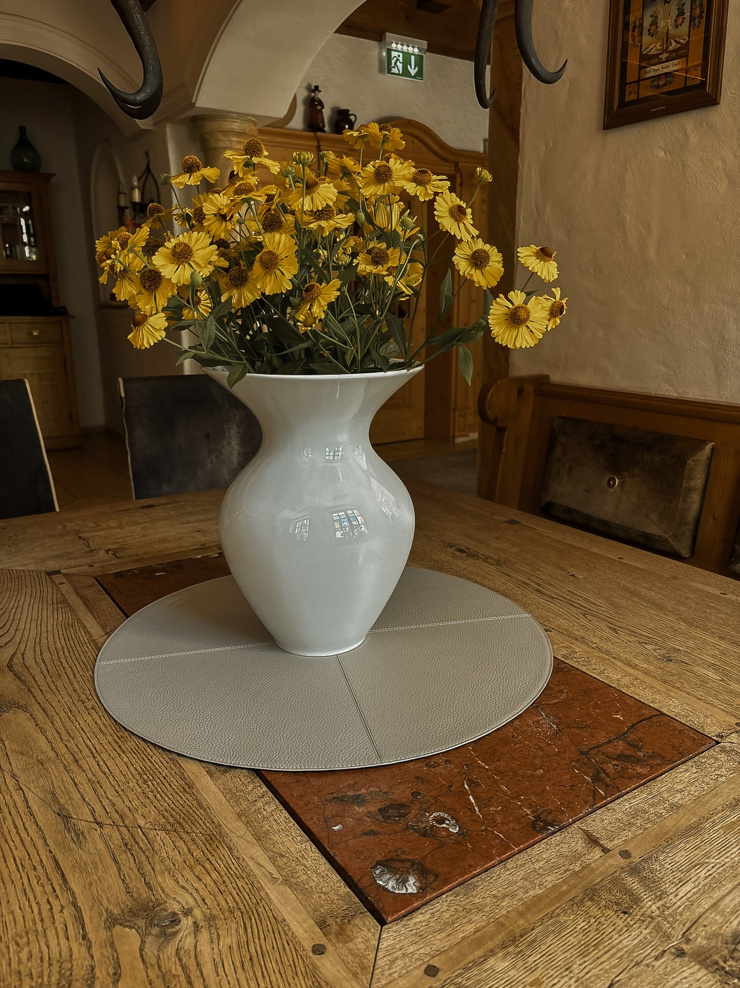 Runder Tischläufer - Ø 50 cm– stilvoll & ausdrucksstark