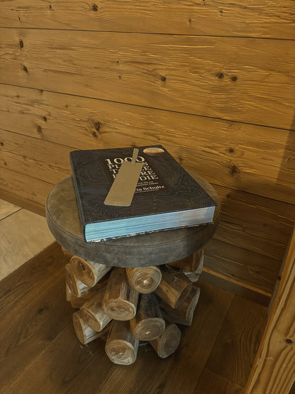 Lesezeichen aus Leder – 20 × 5 cm