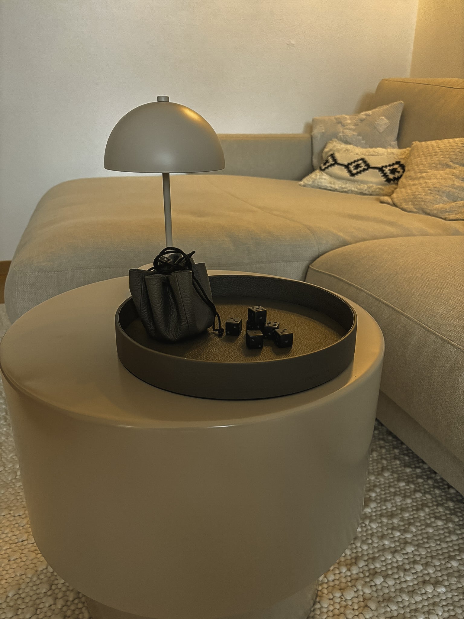 Leder-Würfeltablett – stilvoller Untergrund für Spiel & Ordnung