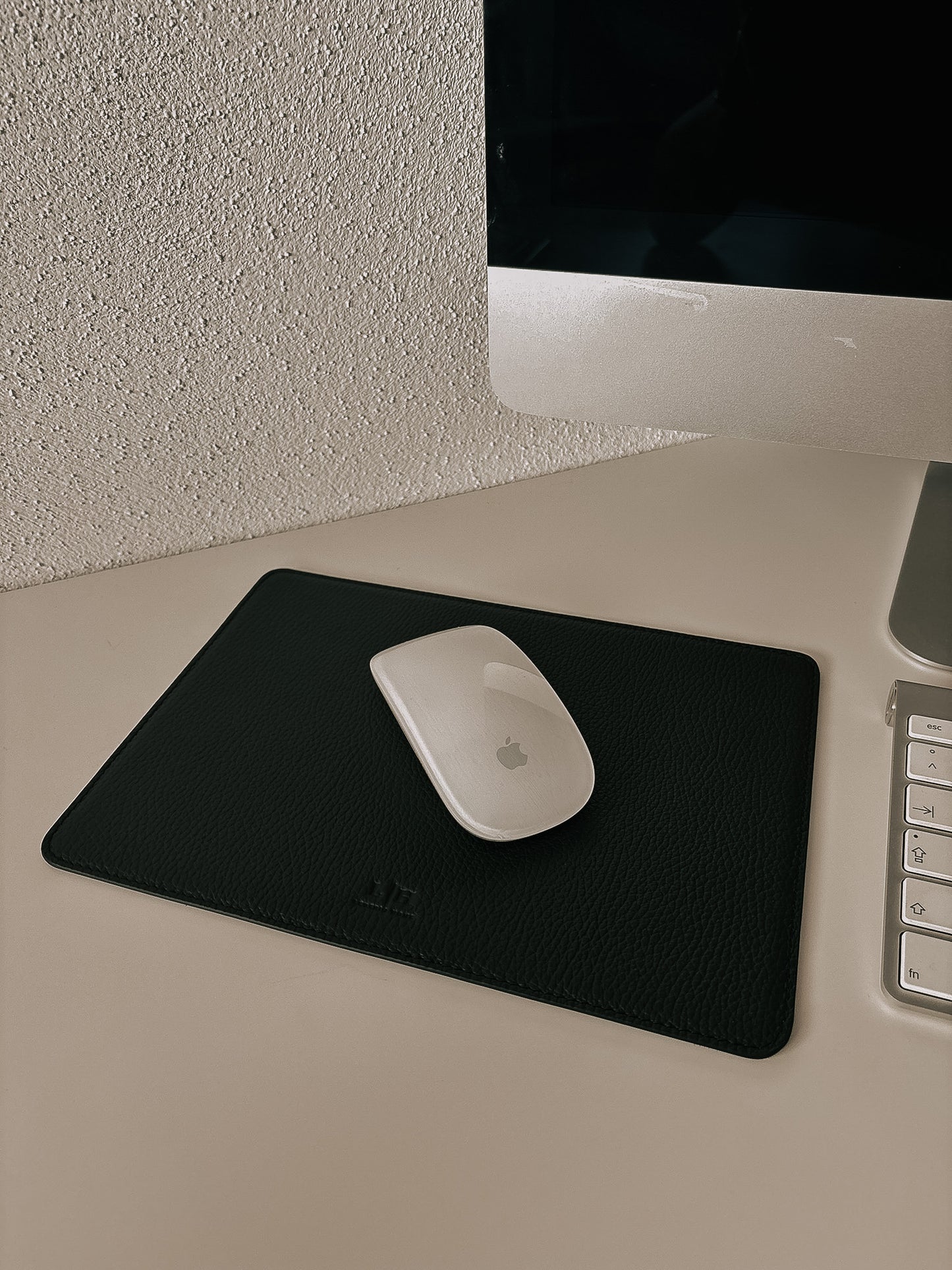 Leder-Mousepad - Rechteckig – 25 × 18 cm
