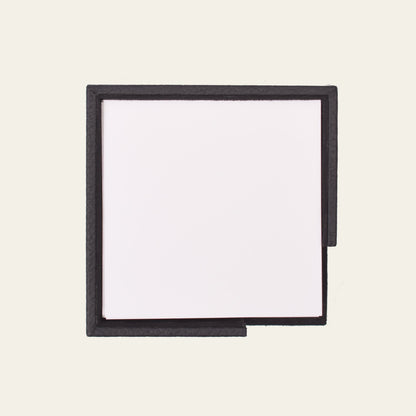 Zettelbox aus Leder – 10,5 × 10,5 × 4,5 cm inkl. Notizzettel