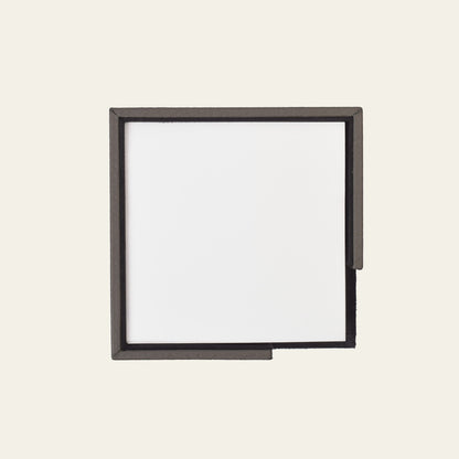 Zettelbox aus Leder – 10,5 × 10,5 × 4,5 cm inkl. Notizzettel