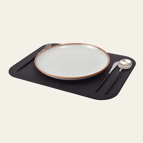 Telleruntersetzer aus Leder (ca. 41 × 31 cm) - rechteckig