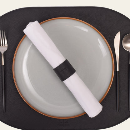 Serviettenring – 4 cm Ø, 4 cm breit, mit Steckverschluss