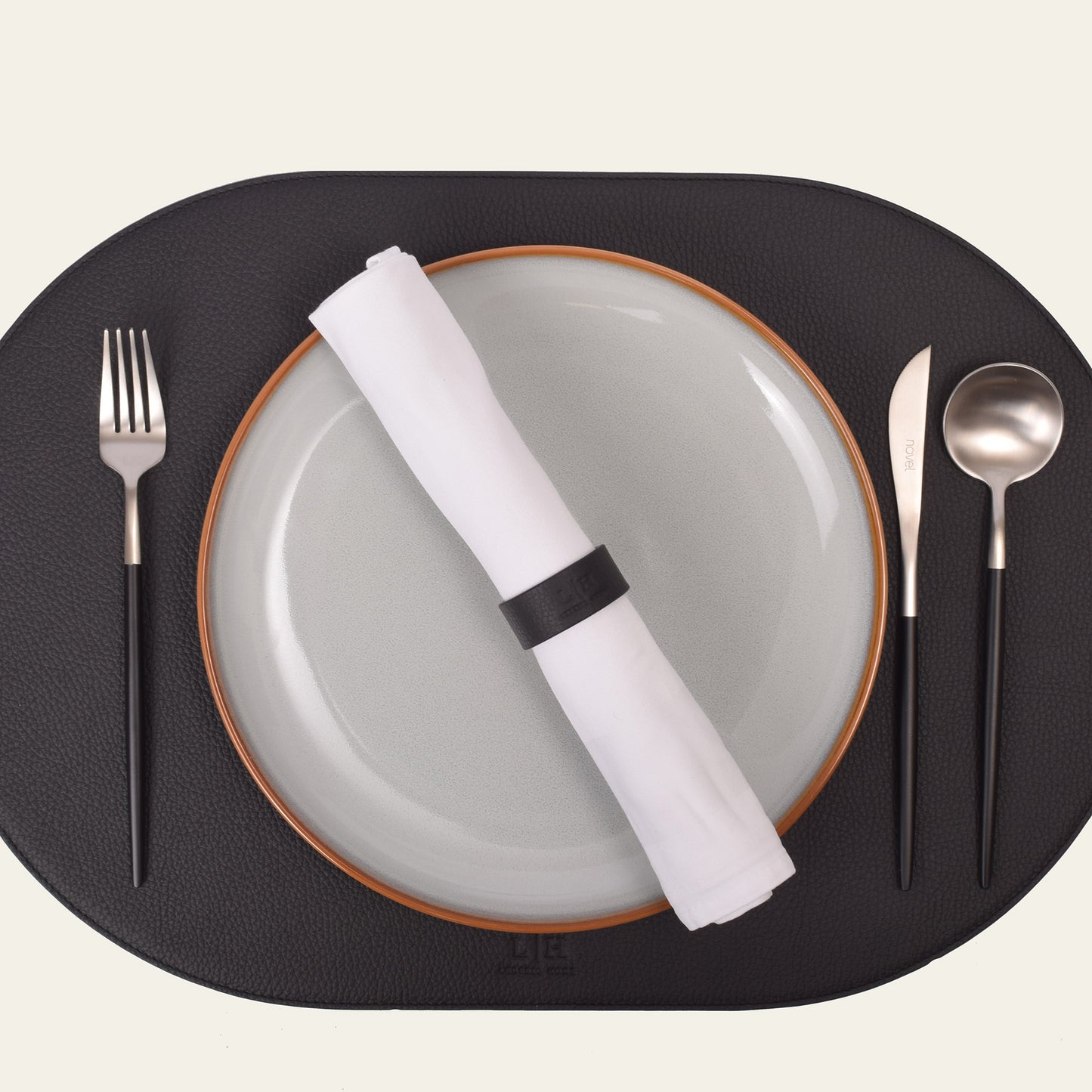 Serviettenring mit Steckverschluss – 4 cm Ø, 2 cm breit