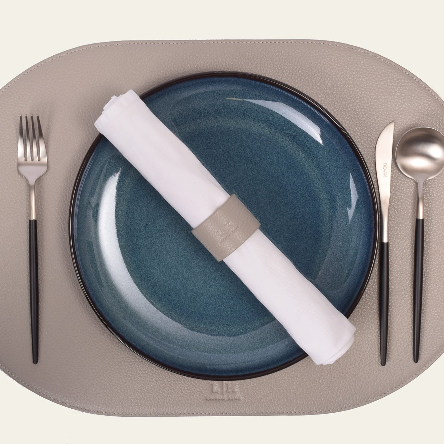 Serviettenring mit Druckknopf – 4,5 cm Ø, 3,5 cm breit