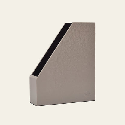 Leder-Stehsammler für Zeitschriften & Unterlagen