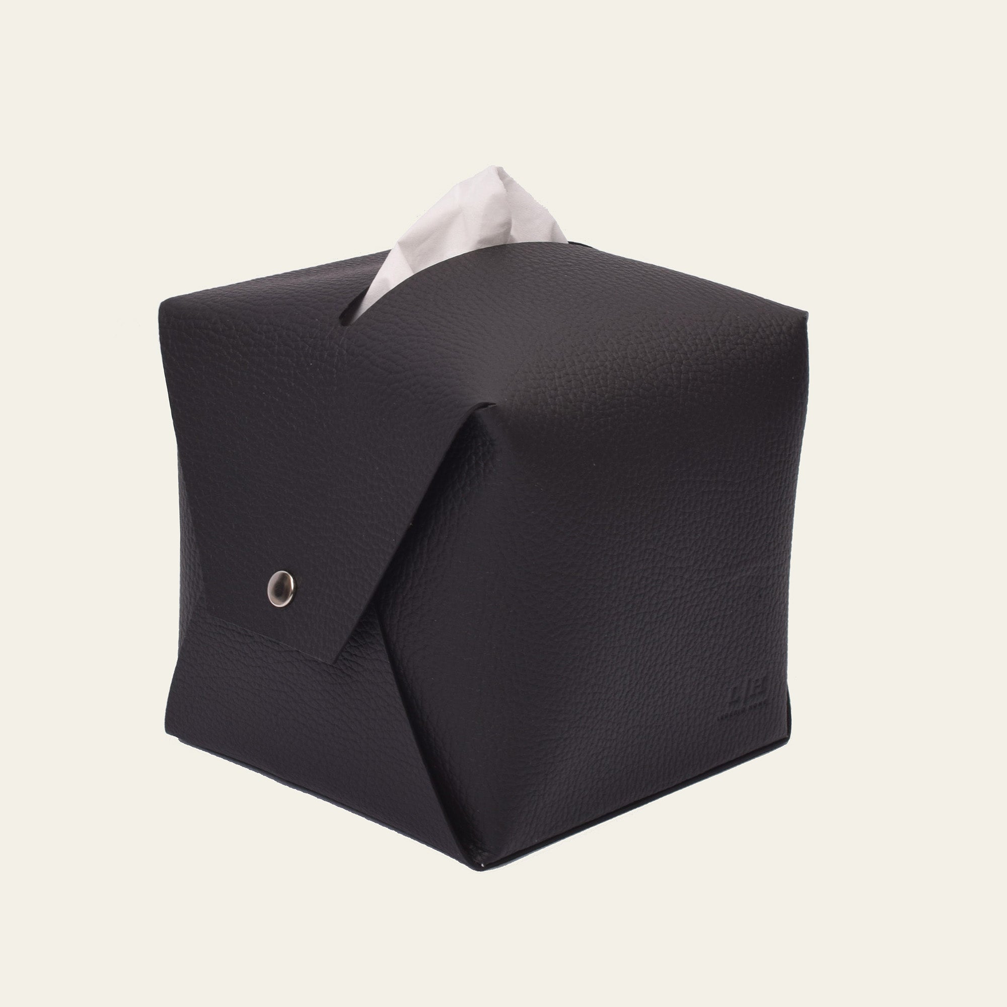 Lederhülle für Taschentuchbox – quadratisch & stilvoll