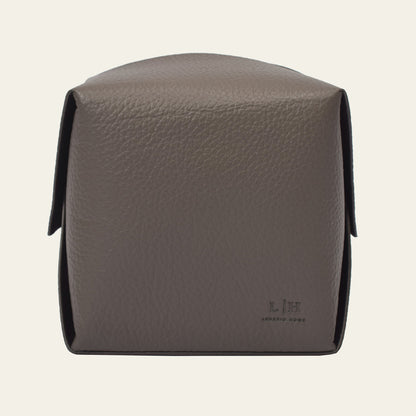 Lederhülle für Taschentuchbox – quadratisch & stilvoll