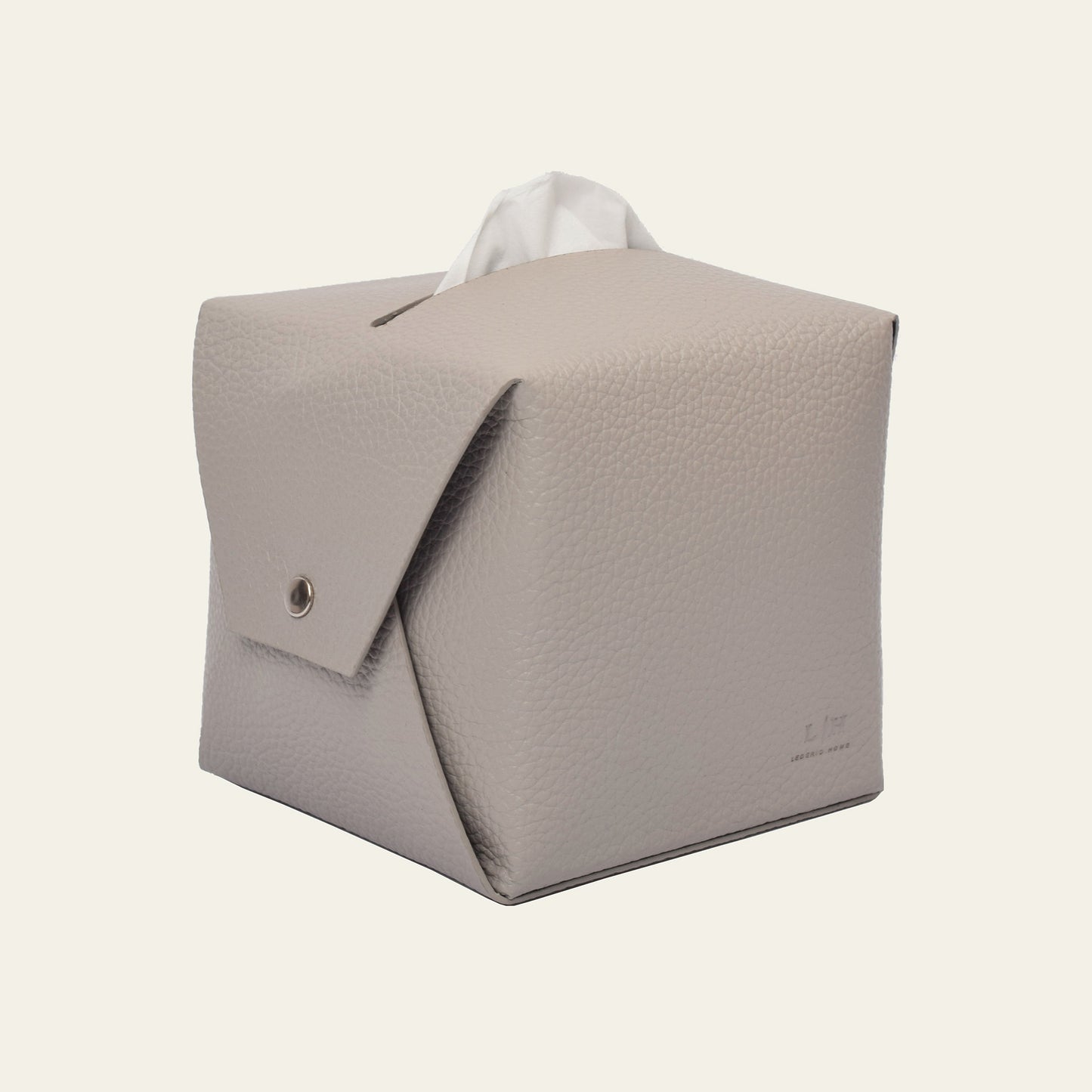 Lederhülle für Taschentuchbox – quadratisch & stilvoll