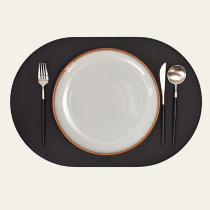 Tischset oval –  50 x 34 cm - formschön & rutschfest