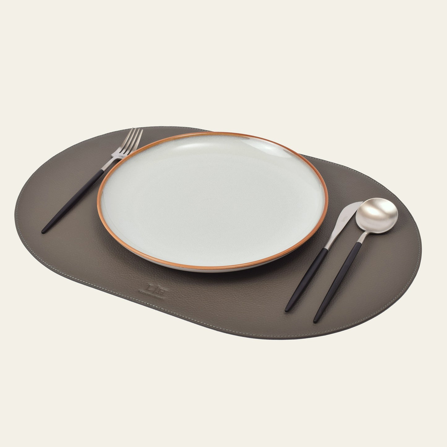 Tischset oval –  50 x 34 cm - formschön & rutschfest