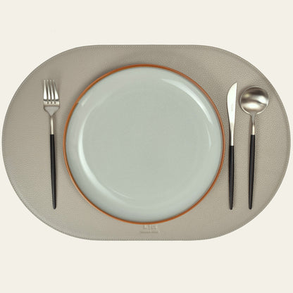 Tischset oval –  50 x 34 cm - formschön & rutschfest