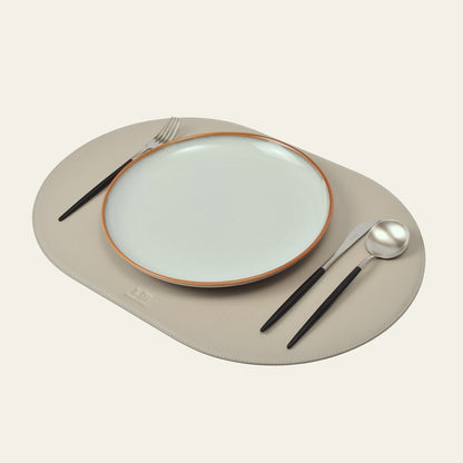 Tischset oval –  50 x 34 cm - formschön & rutschfest