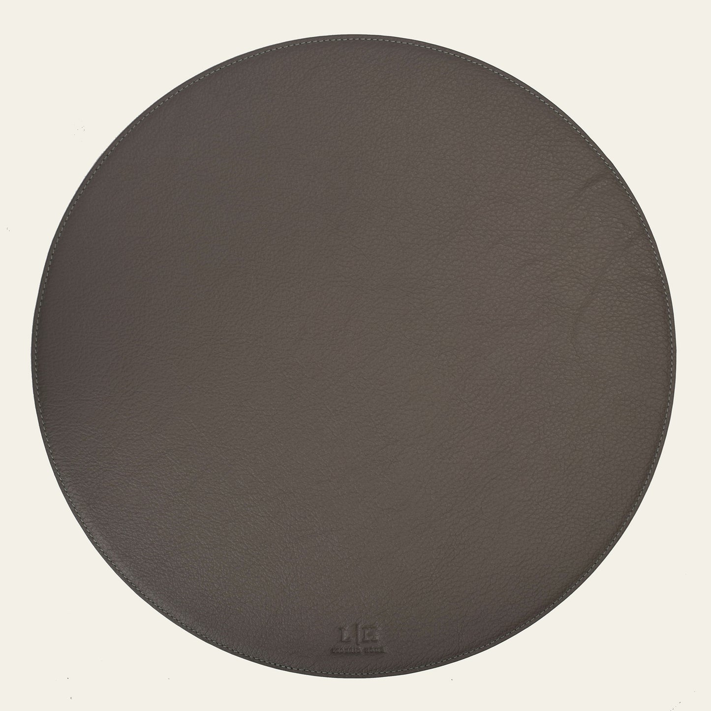 Platzset rund Ø 37 cm – stilvolles Tischset aus echtem Leder