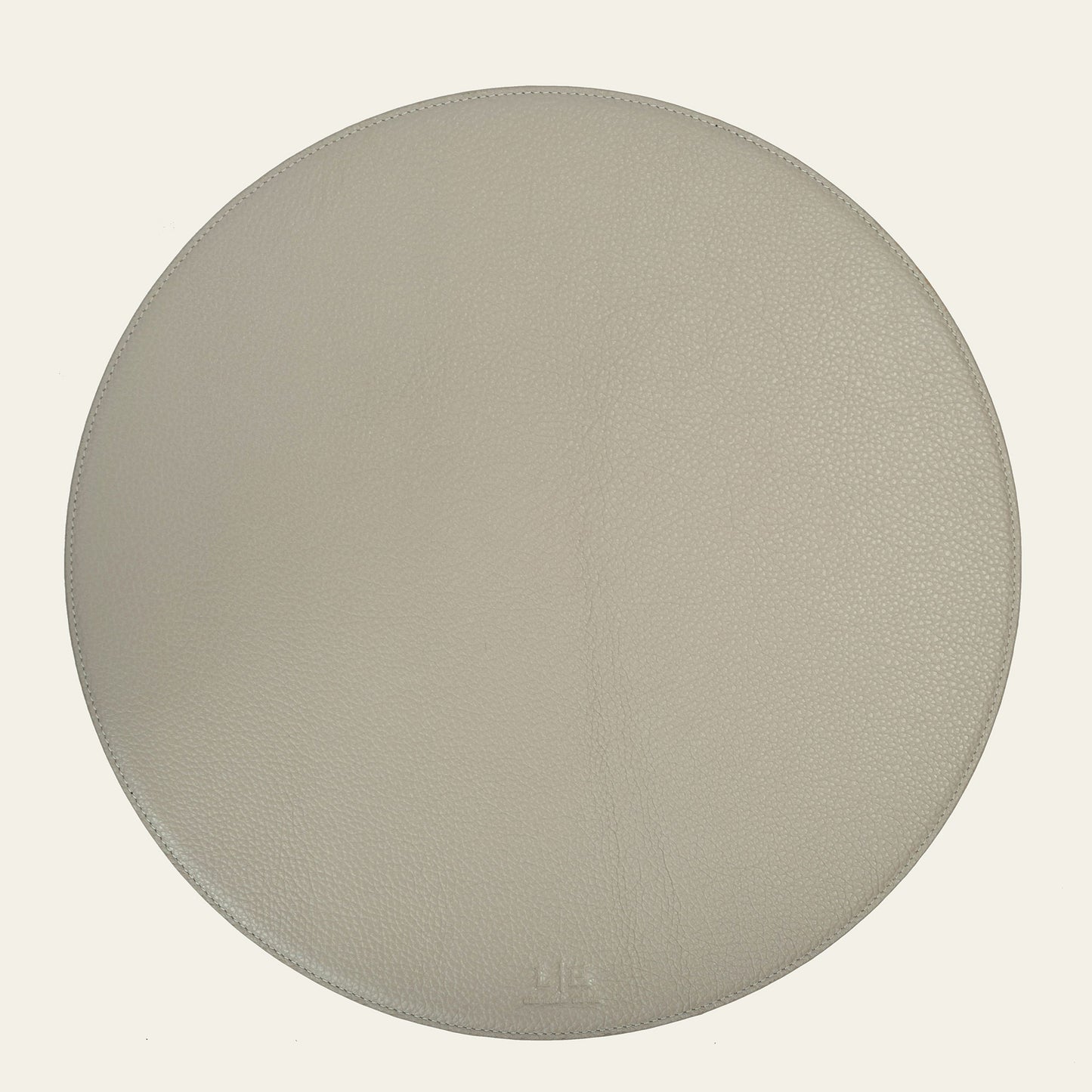 Platzset rund Ø 37 cm – stilvolles Tischset aus echtem Leder