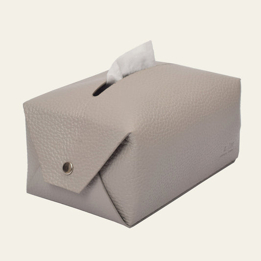 Lederhülle für rechteckige Taschentuchbox – dezent & edel