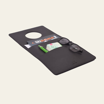 Hängeorganizer aus Leder – 40 × 20 cm