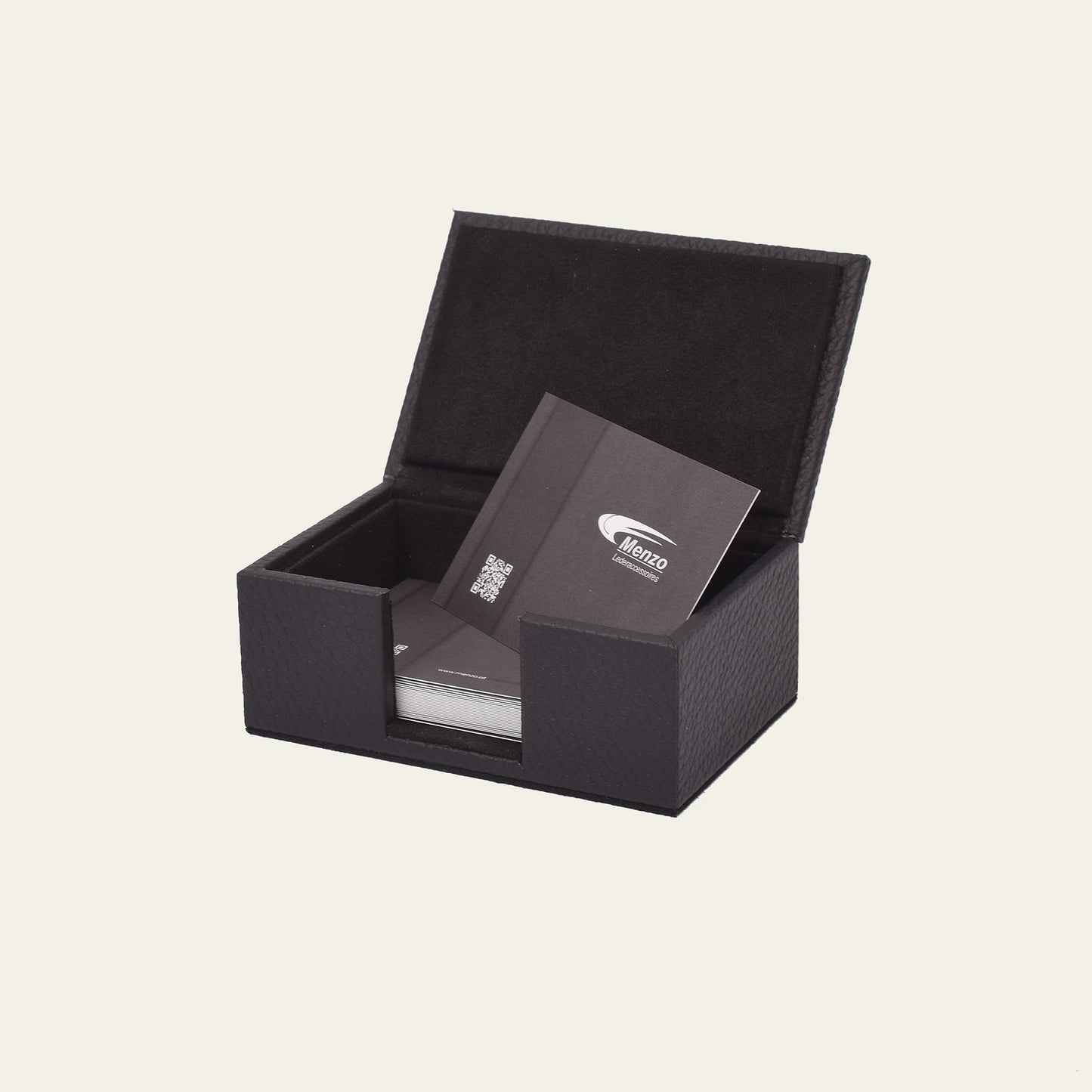 Leder-Visitenkartenbox – stilvoll & funktional
